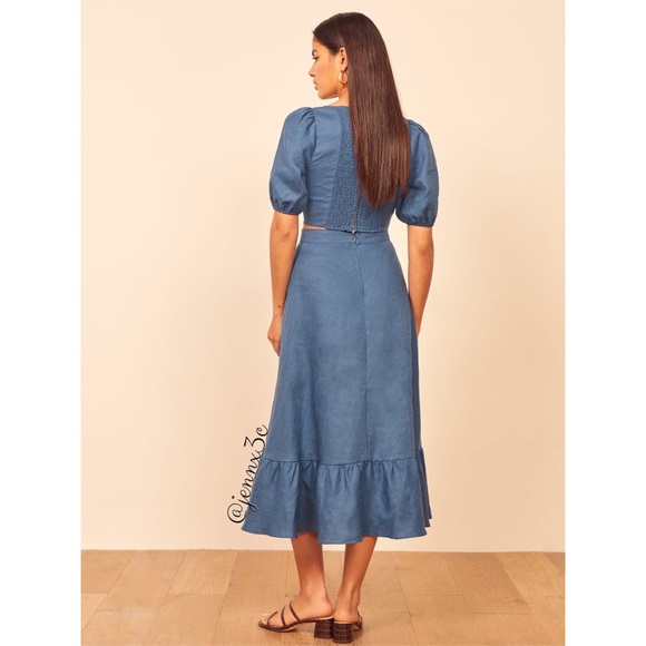 ❌[SOLD]❌Reformation Yucca Two Piece || Azul - Picture 3 of 16